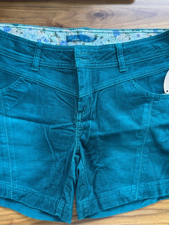 Prana Pants - PrAna Teal Corduroy Shorts